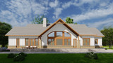 Ranch House Plan - Mount Pleasant Cottage 52222 - Rear Exterior