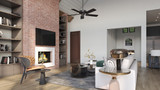 Ranch House Plan - Mount Pleasant Cottage 52222 - Living Room