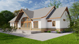 Ranch House Plan - Mount Pleasant Cottage 52222 - Rear Exterior