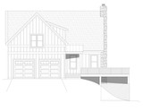 Farmhouse House Plan - Banner Elk 52257 - Left Exterior