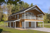 Traditional House Plan - 52380 - Front Exterior