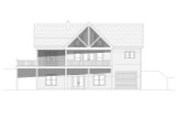 Lodge Style House Plan - Blue Ridge 52457 - Rear Exterior