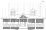 Craftsman House Plan - Darien River Retreat 52462 - Front Exterior