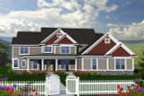 Traditional House Plan - 52823 - Front Exterior