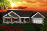 Ranch House Plan - 52881 - Front Exterior