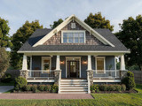 Bungalow House Plan - 52941 - Front Exterior