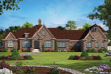 European House Plan - Rocky Top Manor 53023 - Front Exterior