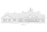 Secondary Image - European House Plan - Rocky Top Manor 53023 - Rear Exterior