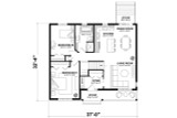 Ranch House Plan - Clarendon 53109 - 1st Floor Plan