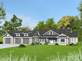 Craftsman House Plan - 53175 - Front Exterior