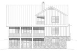Country House Plan - Winn Springs 53219 - Rear Exterior