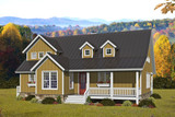 Country House Plan - Winn Springs 53219 - Front Exterior