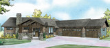 Mountain Rustic House Plan - Northbrook 53221 - Front Exterior