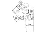 Mountain Rustic House Plan - Northbrook 53221 - 1st Floor Plan