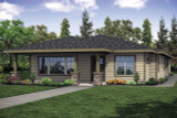 Prairie House Plan - Pinewood 53229 - Front Exterior