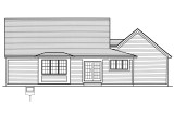Cape Cod House Plan - Walton 53327 - Rear Exterior