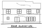 Secondary Image - Traditional House Plan - Ambroz 53458 - Rear Exterior