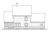 Colonial House Plan - Chrisholm 53497 - Rear Exterior