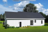 Ranch House Plan - 53526 - Rear Exterior