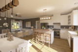 Secondary Image - Ranch House Plan - 53526 - Kitchen