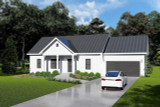 Ranch House Plan - 53526 - Front Exterior