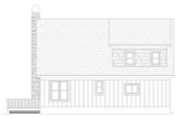 Craftsman House Plan - Easy Street 53584 - Rear Exterior