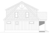 Craftsman House Plan - Easy Street 53584 - Left Exterior