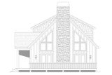 Craftsman House Plan - Easy Street 53584 - Right Exterior