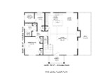 Craftsman House Plan - Easy Street 53584 - 1st Floor Plan