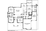 Traditional House Plan - 53593 - 1st Floor Plan
