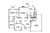 Country House Plan - Elmore 53638 - 1st Floor Plan