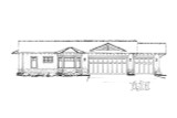 Craftsman House Plan - Burberry 53728 - Right Exterior