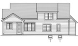 Craftsman House Plan - The Elderberry 53746 - Rear Exterior