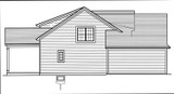 Craftsman House Plan - The Elderberry 53746 - Left Exterior