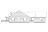 Ranch House Plan - 53842 - Left Exterior