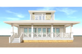 Cape Cod House Plan - Salt Water 53856 - Rear Exterior