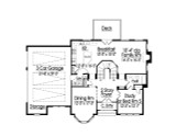 European House Plan - 53874 - 1st Floor Plan