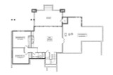 Cape Cod House Plan - Gladewater 53977 - Basement Floor Plan