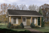 Traditional House Plan - 53996 - Front Exterior