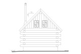 A-Frame House Plan - 54083 - Rear Exterior