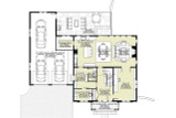 Craftsman House Plan - Hemlock 54135 - 1st Floor Plan