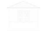 Traditional House Plan - 54197 - Front Exterior