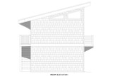 Contemporary House Plan - Clam Clove Escape 54198 - Rear Exterior