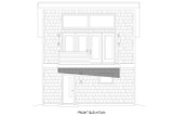 Contemporary House Plan - Clam Clove Escape 54198 - Front Exterior