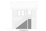 Contemporary House Plan - Clam Clove Escape 54198 - Left Exterior