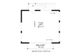 Secondary Image - Contemporary House Plan - Clam Clove Escape 54198 - 2nd Floor Plan