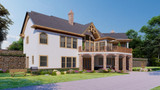 Ranch House Plan - Chestatee River 54237 - Rear Exterior