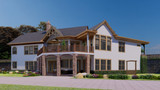 Ranch House Plan - Chestatee River 54237 - Rear Exterior