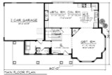 Country House Plan - 54270 - 1st Floor Plan