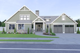 Craftsman House Plan - 54293 - Front Exterior